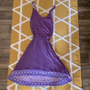 Matilda Jane Purple and Blue Mini Dress